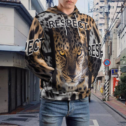 230gsm Men's Cool Hoodie with Double-layer Cap (All-Over Printing)