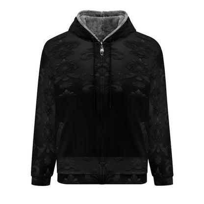 230gsm Full Zip up Hoodie with Plush Lining WZIP (All-Over Printing)