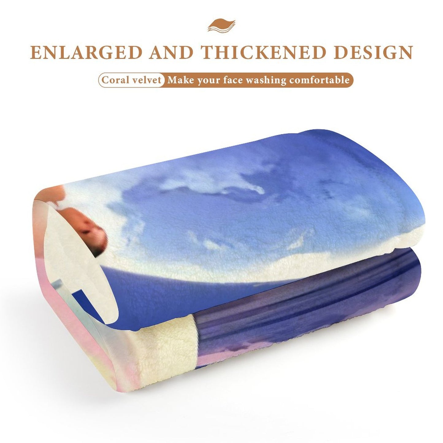 Coral Velvet Towel