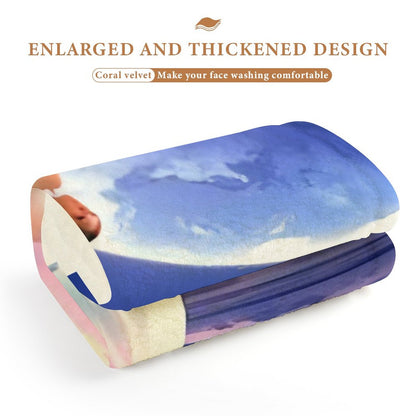Coral Velvet Towel