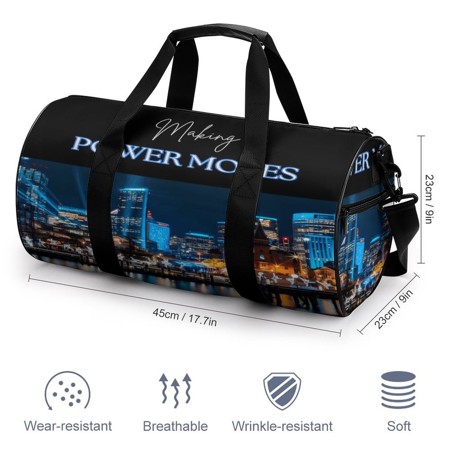 Foldable Duffel Gym Bag Q006