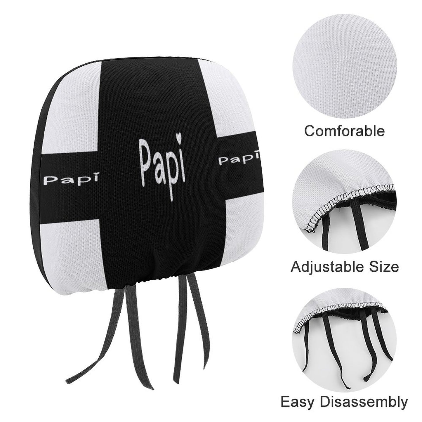 Custom Car Headrest Covers