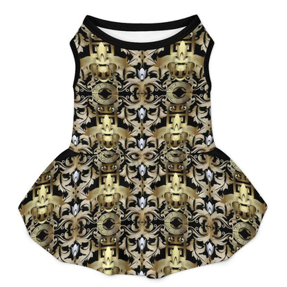Plus Size Pet Ruffled Dress-XL-3XL