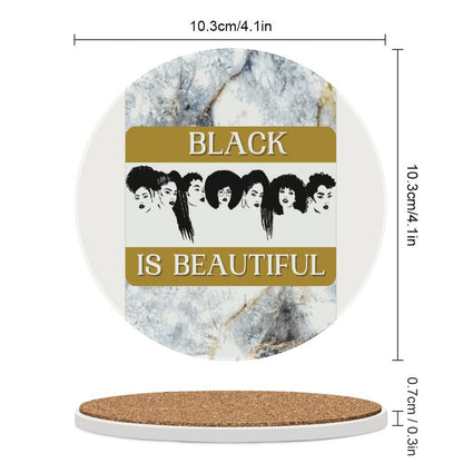 Round Ceramic Coaster