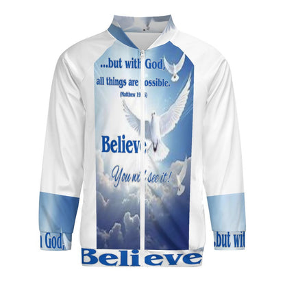 Raglan Zip-up Shirt(All-Over Printing)
