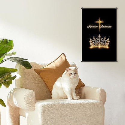 Canvas Hanging Poster with Scrolls-16"x24"/ 40x60cm