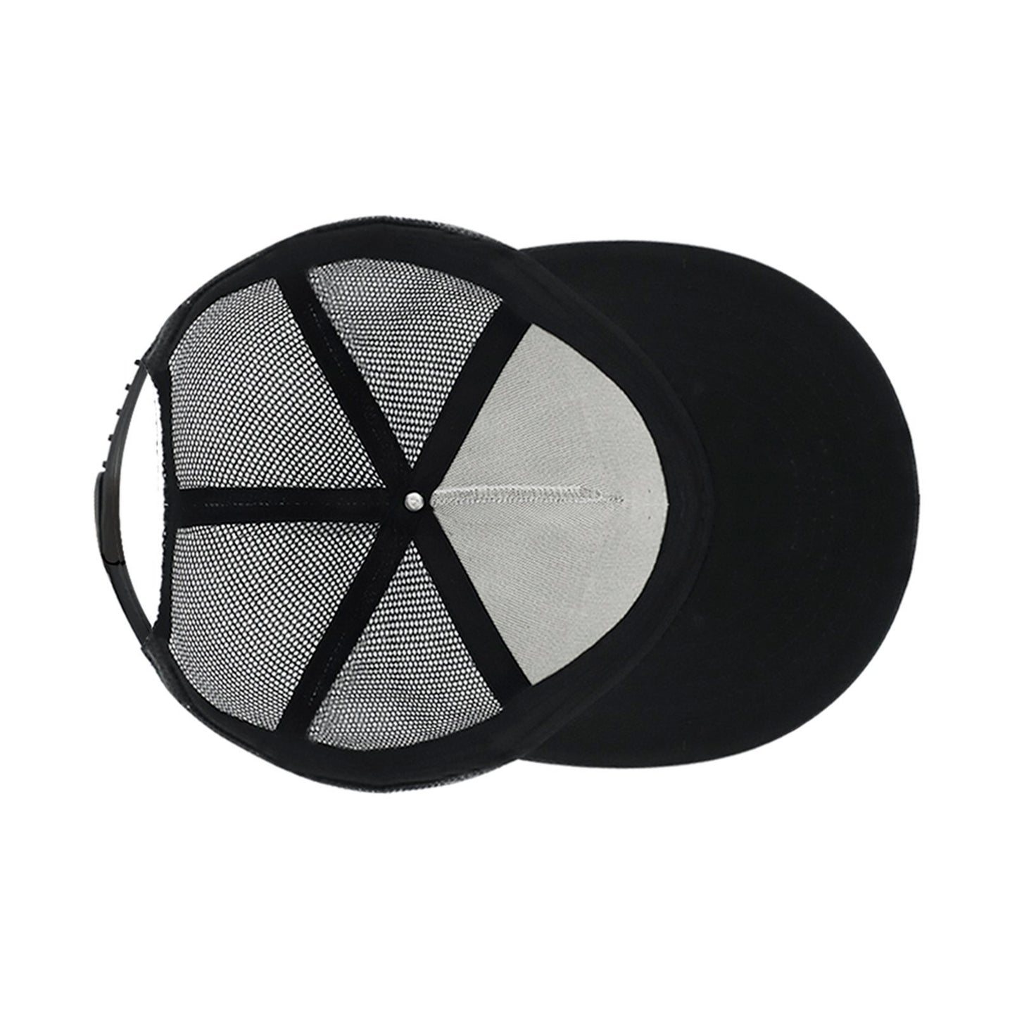 Flat Brim Trucker Hat with Fashion Frontier