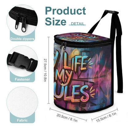 Collapsible Car Trash Bin