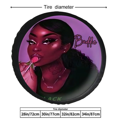 Leather Tire Cover(One-sided Printing)