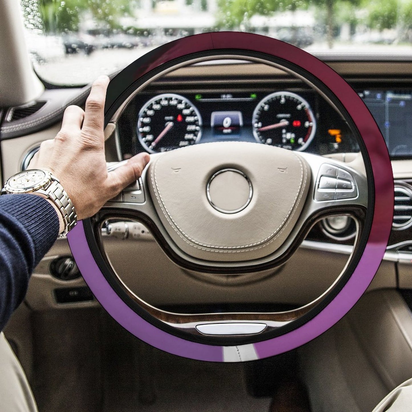 Car Steering Wheel Cover