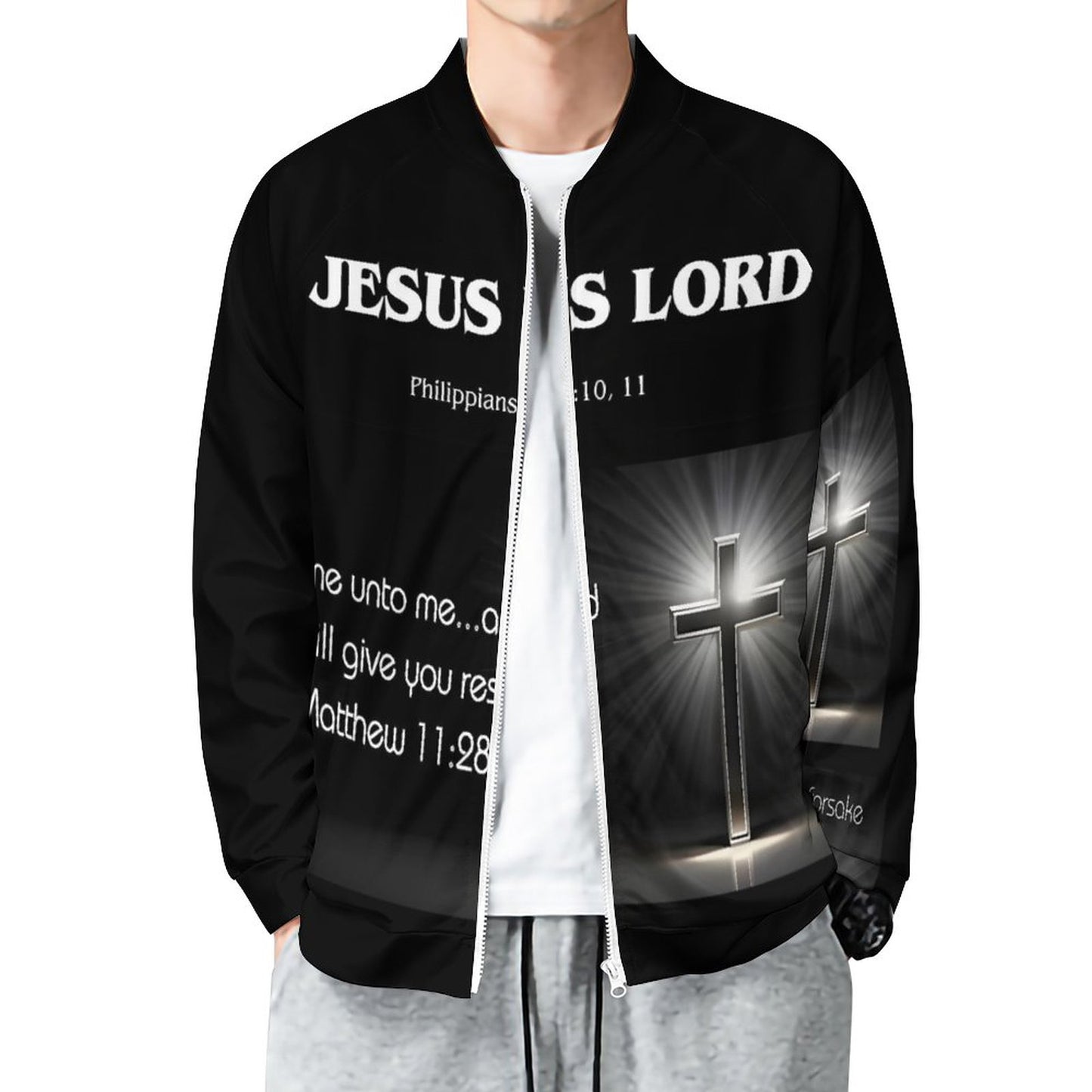 Raglan Zip-up Shirt(All-Over Printing)