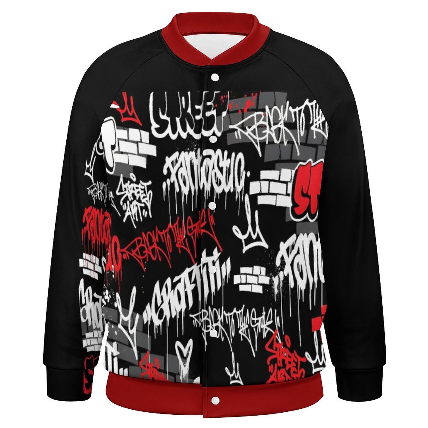 Men's Baseball Jacket (All-Over Printing)