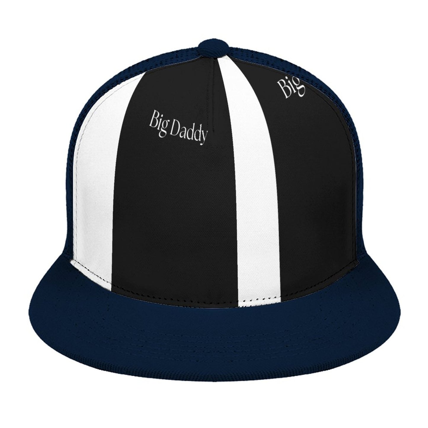 Flat Brim Trucker Hat with Fashion Frontier