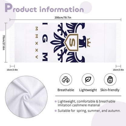 Cashmere-like Tassel Scarf (All-Over Printing)