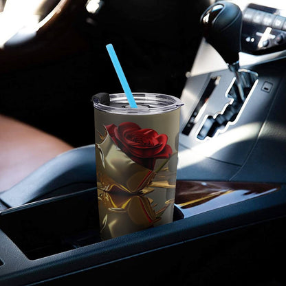 Car Travel Coffee Mug with Lid (All-Over Printing)