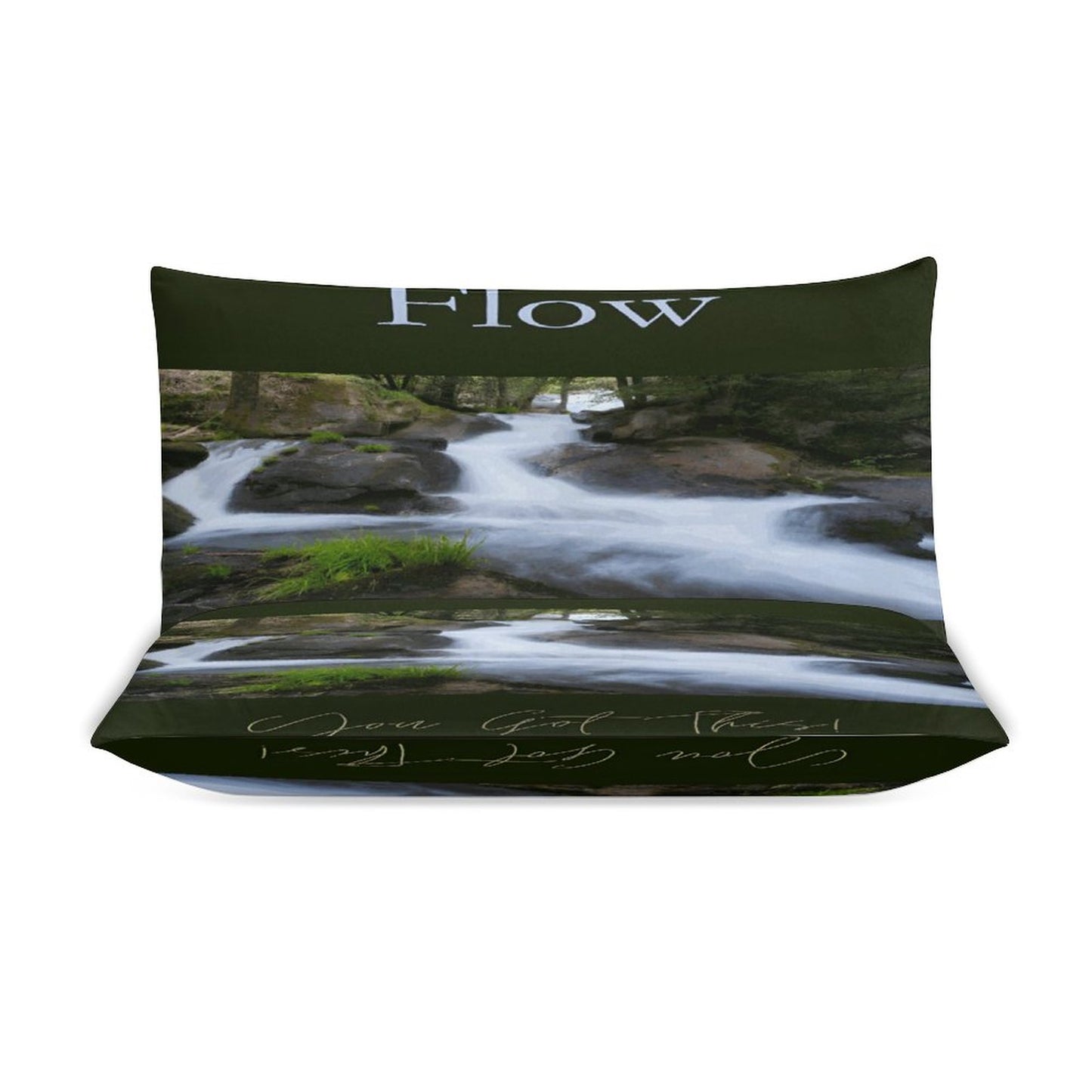 3-Piece Bedding Set-86"×70"/ 218×177cm (Dual-sidede Printing)