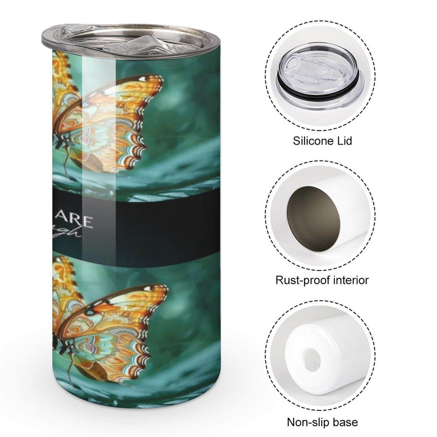 Insulated Drinking Cups with Lids
