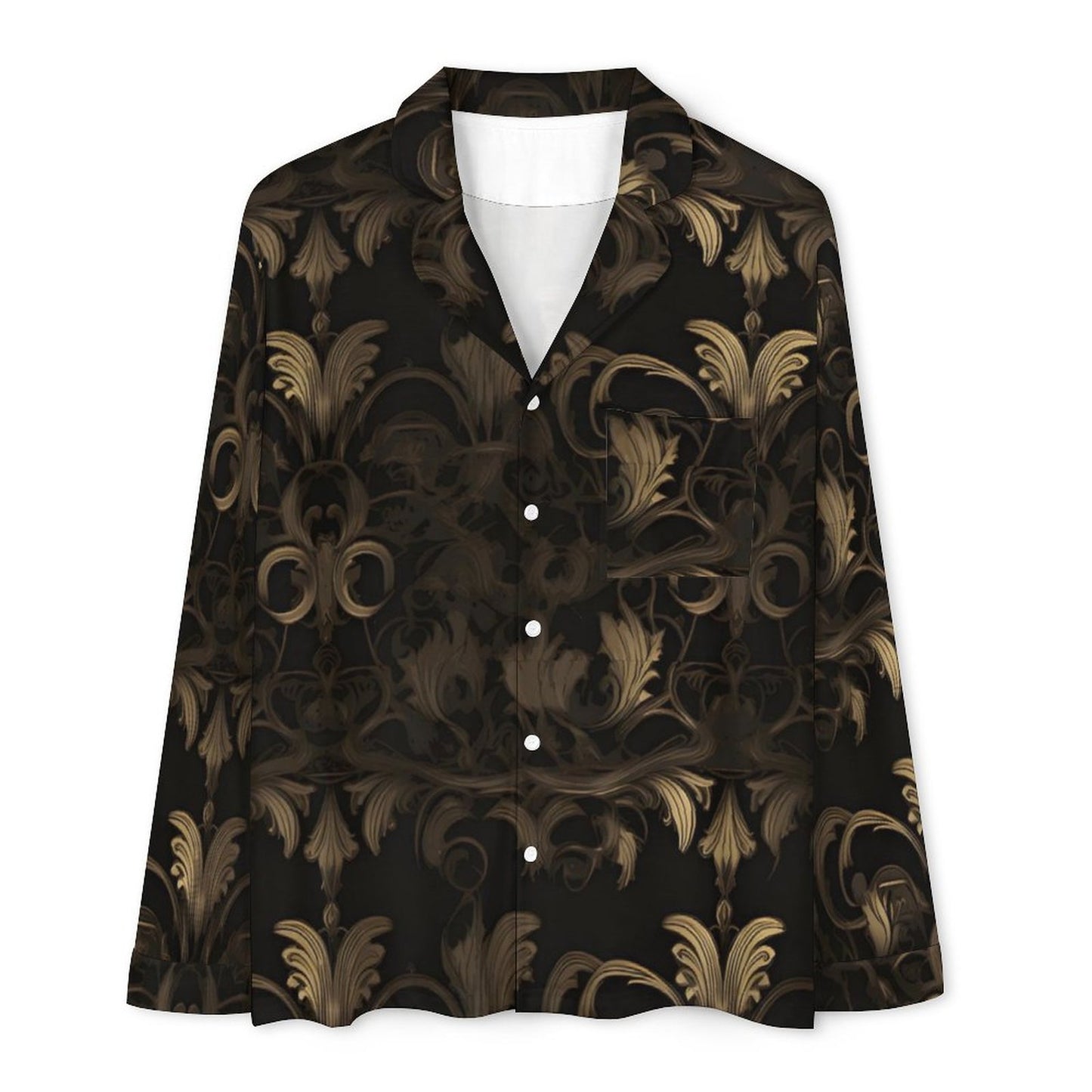 BLACK & GOLD ACCENT Night Suit for Men