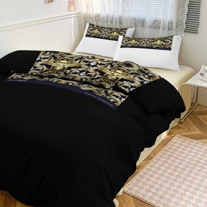 3-Piece Bedding Set-102"x90"/ 259x229cm (Dual-sided Printing)