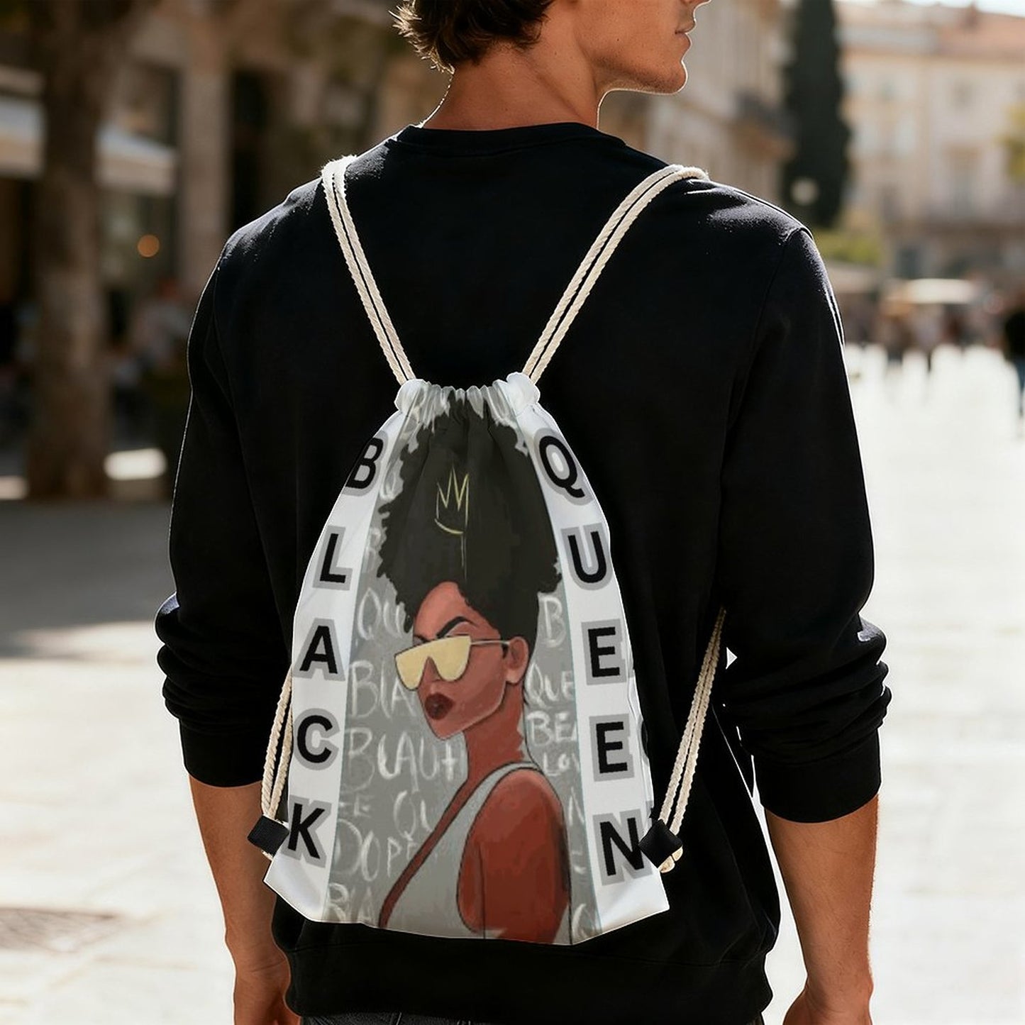 DTG Drawstring Backpack(One-sided Printing)