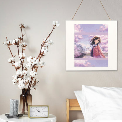 Square Wood Wall Decor Hanging Sign-12"x12"/30x30cm