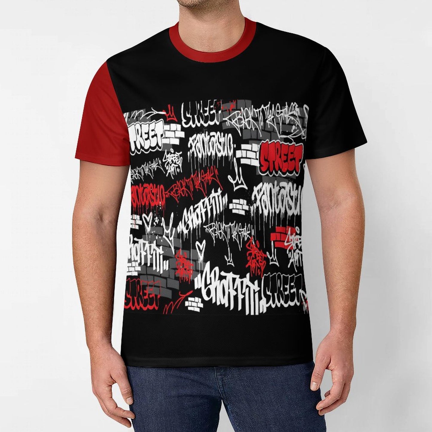 120gsm Short Sleeve All Over Print T-Shirt OMDT01 (All-Over Printing)