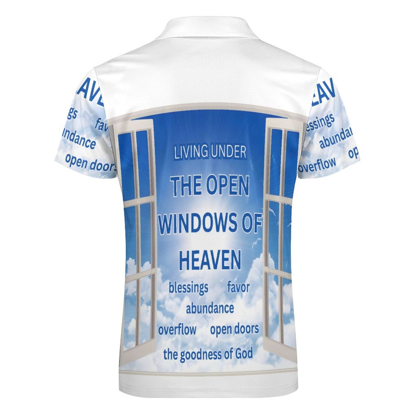 Men's Short Sleeve POLO Shirt with Zipper(All-Over Printing)