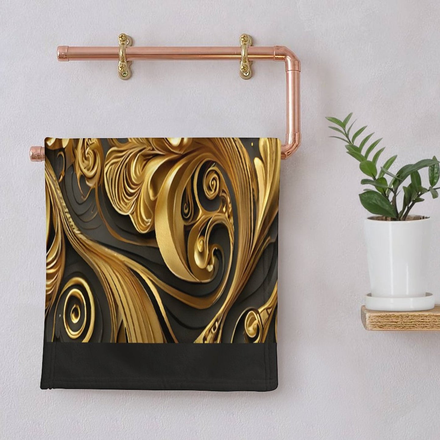 Coral Velvet Towel