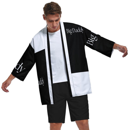 Drop Shoulder Male Kimono Cardigan-BIG DADDY