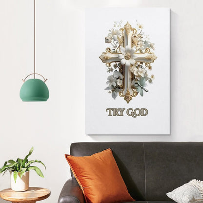 Unframed Art Prints (Vertical 2:3)-8x12 inch/12x18 inch-TRY GOD