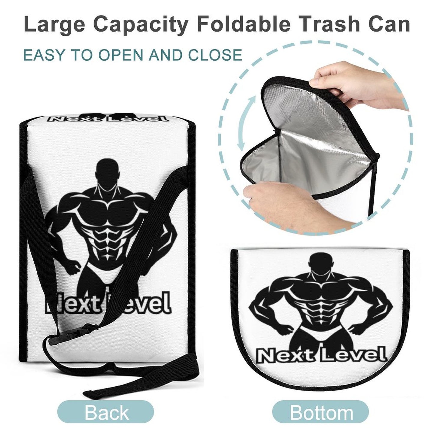 Collapsible Car Trash Bin