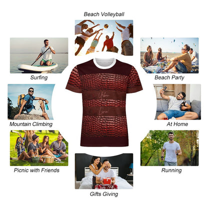 120gsm Short Sleeve All Over Print T-Shirt OMDT01 (All-Over Printing)
