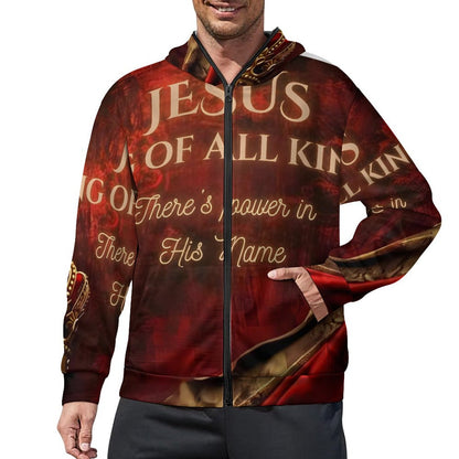 230gsm Custom Zip up Hoodie(All-Over Printing)