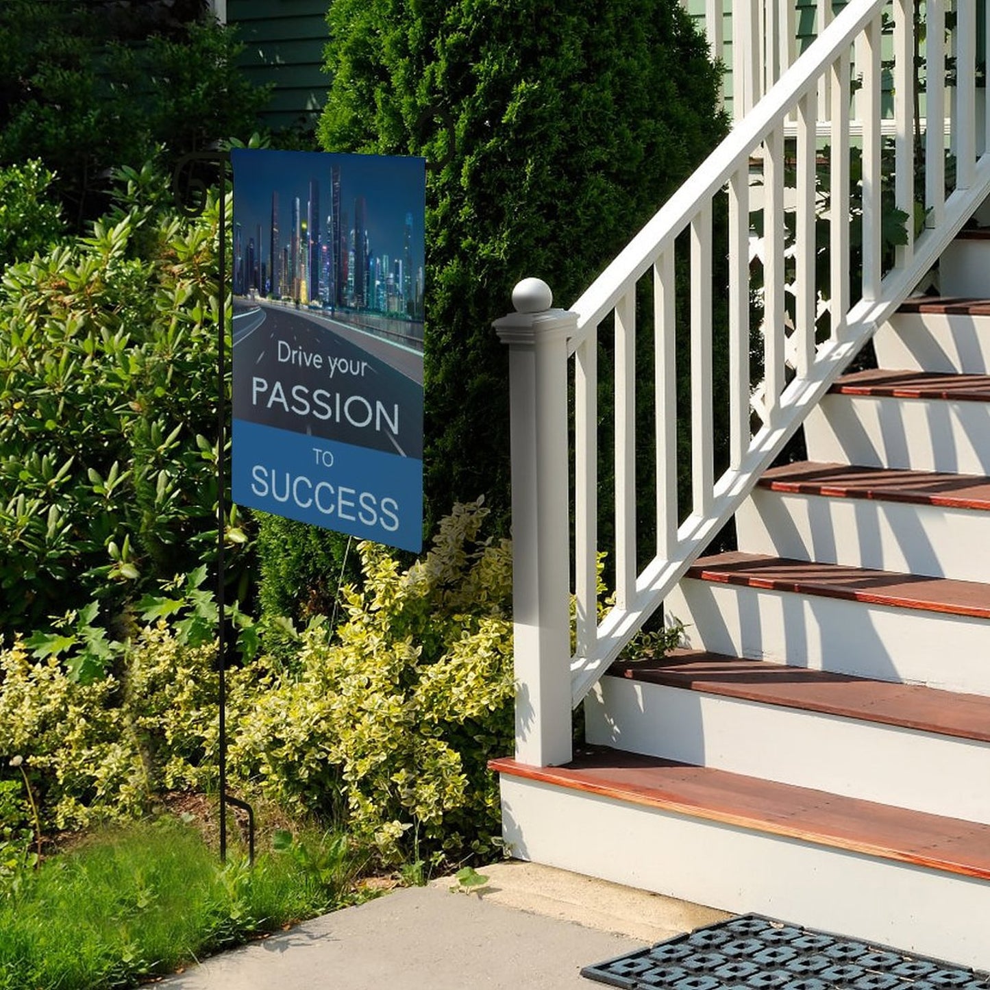 Personalized Flax Garden Flag (Identical Dual-sided Printing)