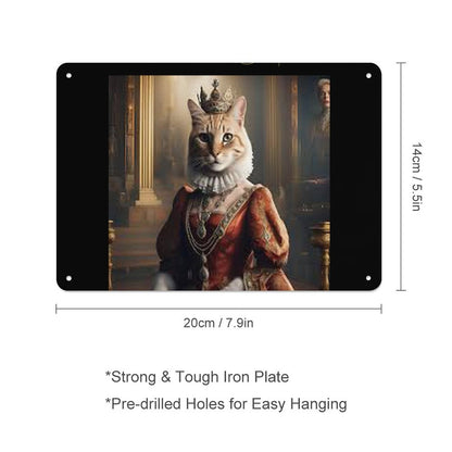 Horizontal Personalized Metal Wall Art Tin Sign-5.5"x7.9"/14x20cm