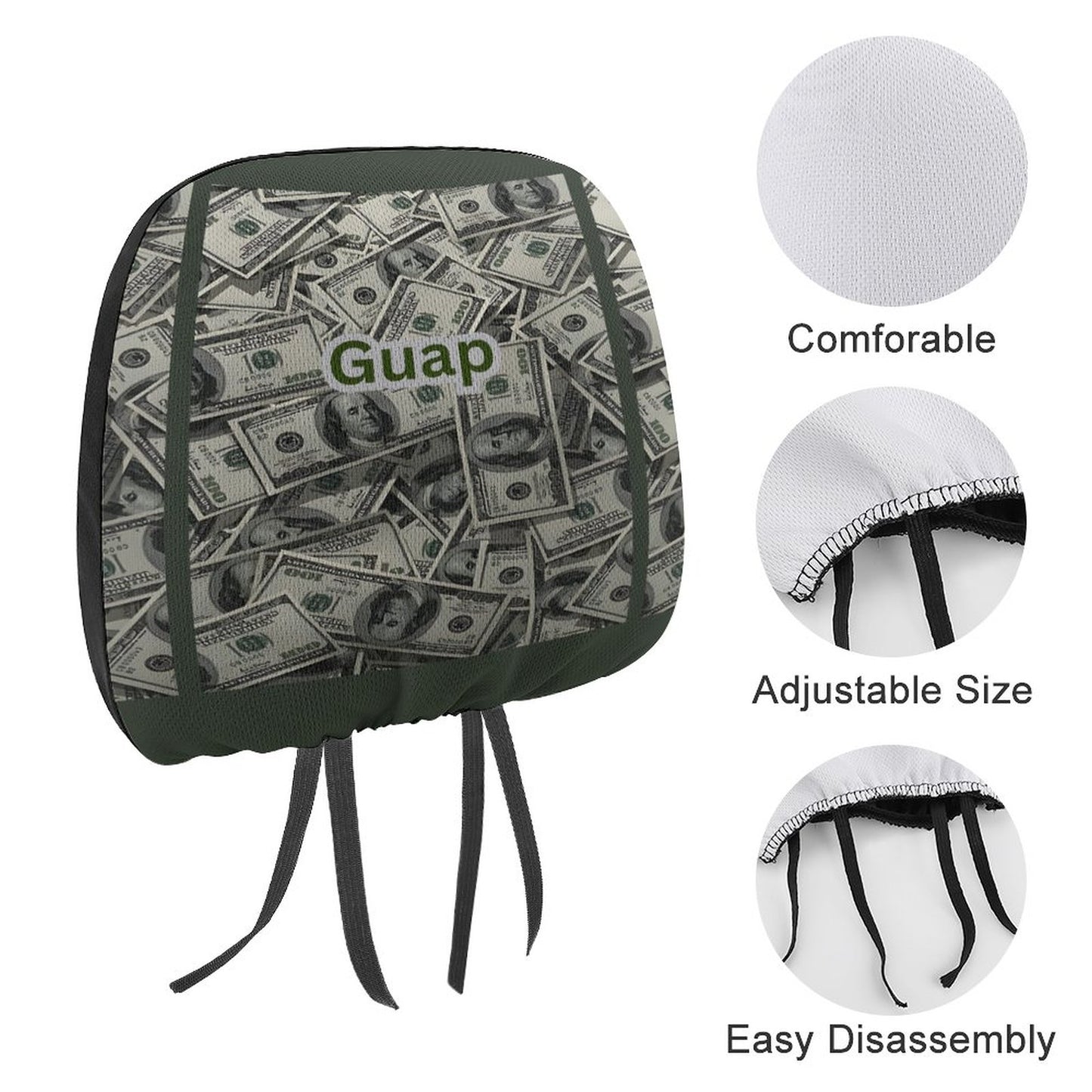 Custom Car Headrest Covers