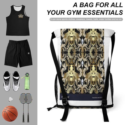 Waffle Cloth Sprots Drawstring Bag (Multi-Sites)