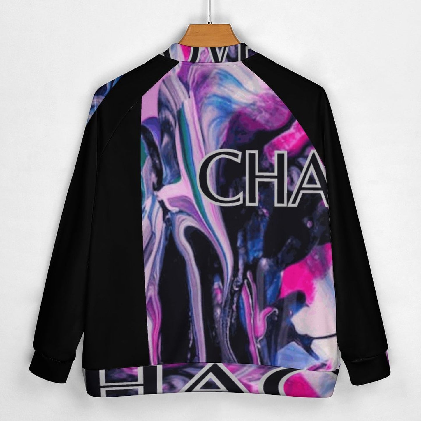CHAOS Men's Baseball Jacket (black)-XXS-6XL