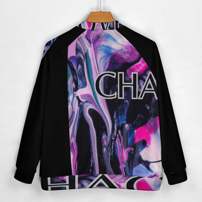 CHAOS Men's Baseball Jacket (black)-XXS-6XL