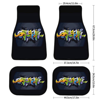 Car Mat Set of 4-GRAFFITI