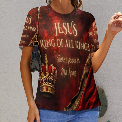 180gsm Custom Women Top T-Shirts(All-Over Printing)