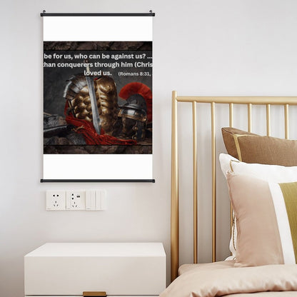 Canvas Hanging Poster with Scrolls-16"x24"/ 40x60cm