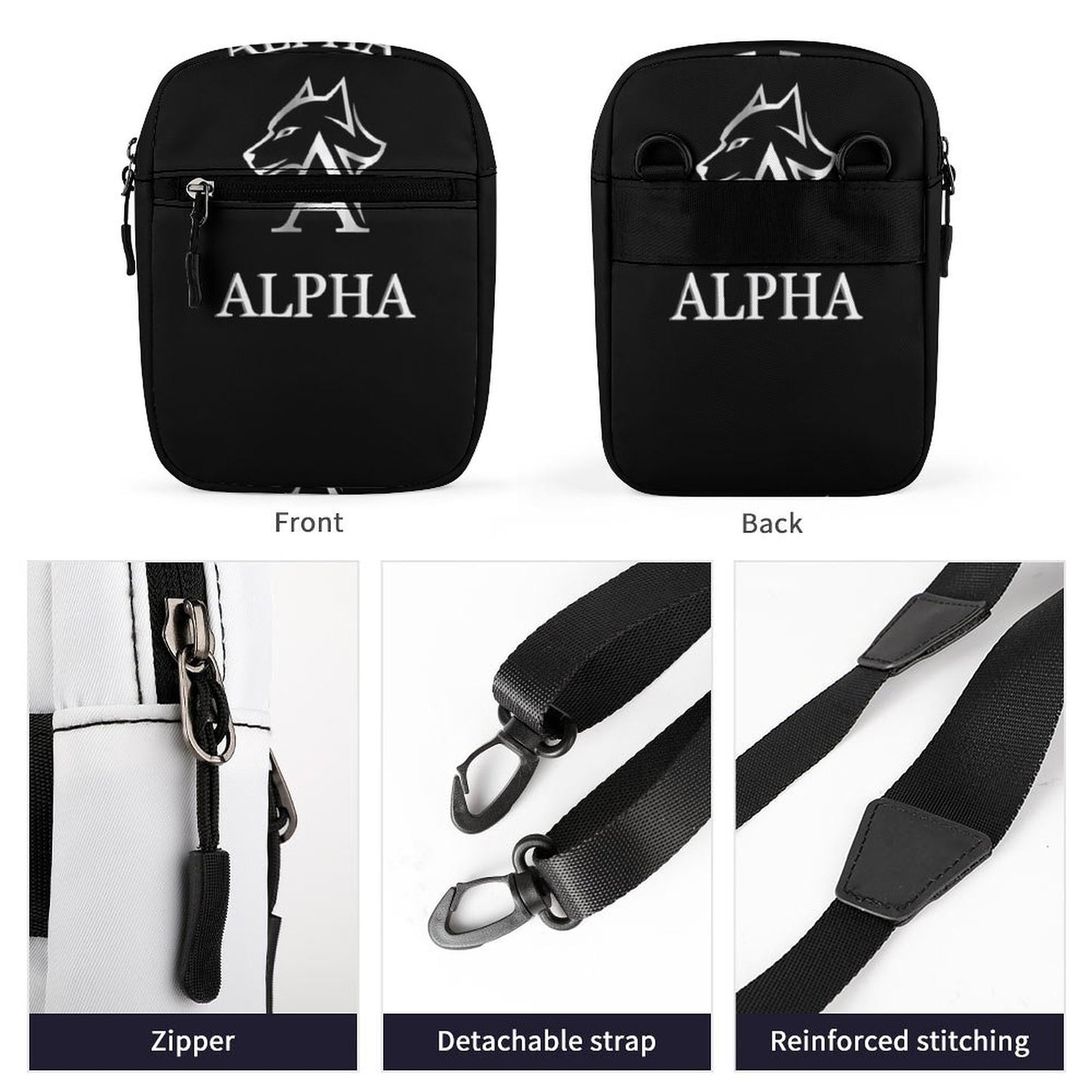 Small Messenger Bag Q026 (All-Over Printing)