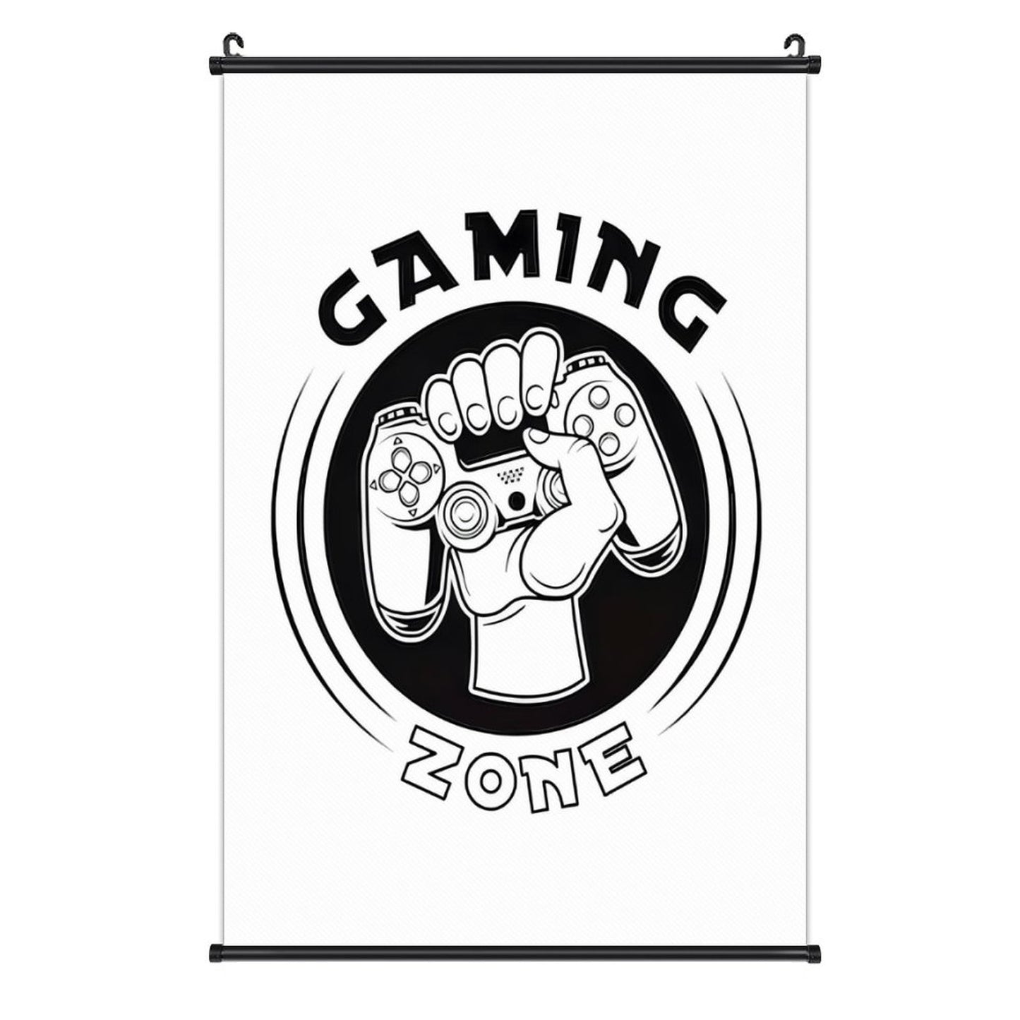 Canvas Hanging Poster with Scrolls-16"x24"/ 40x60cm-GAMING