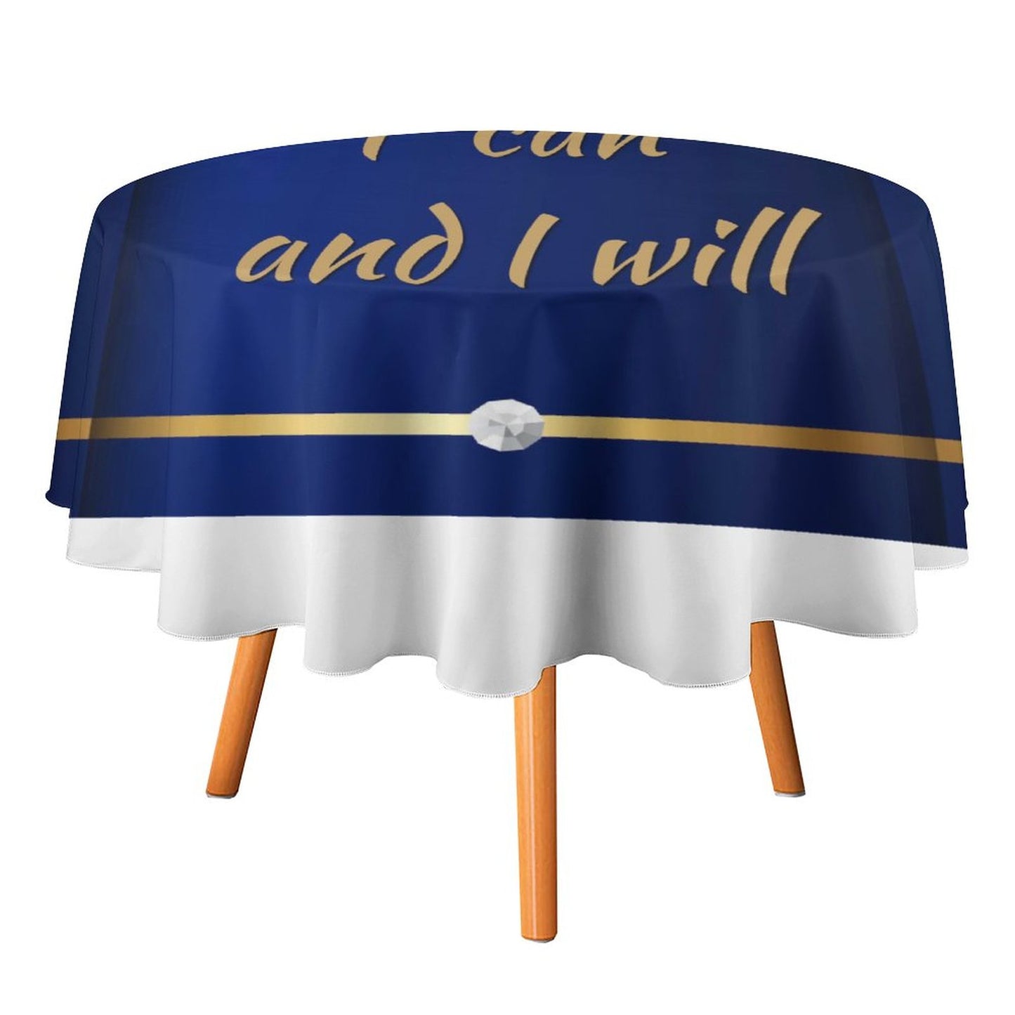 Round Tablecloth on Round Table