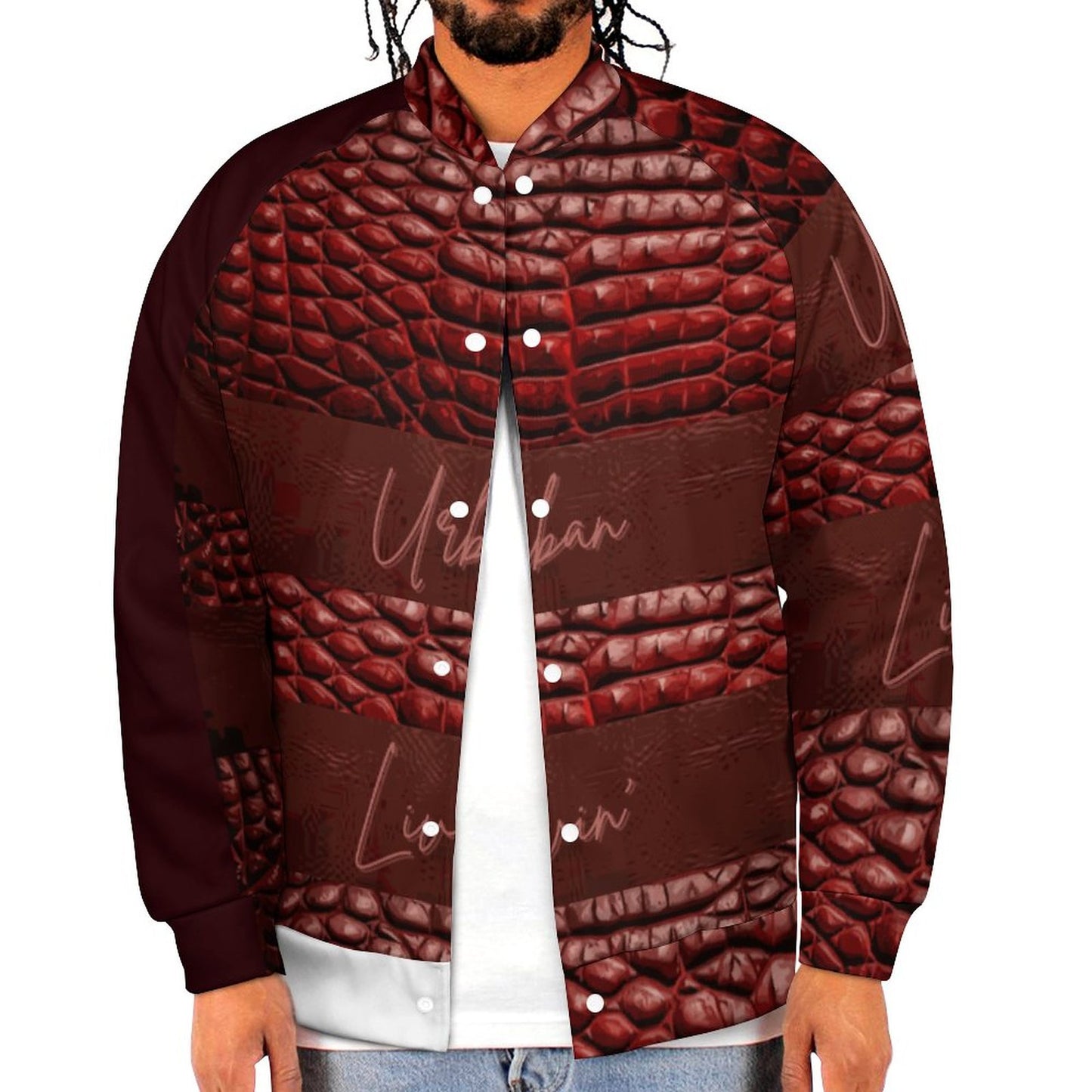 Men's Baseball Jacket (All-Over Printing)
