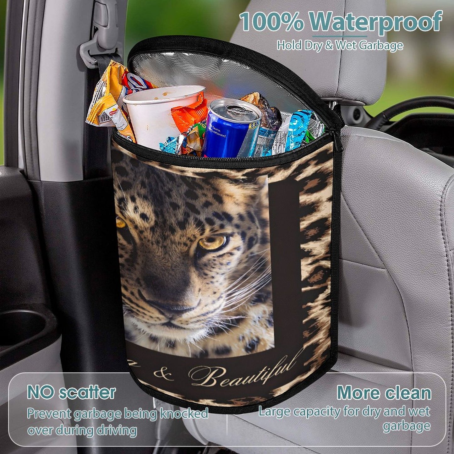 Collapsible Car Trash Bin
