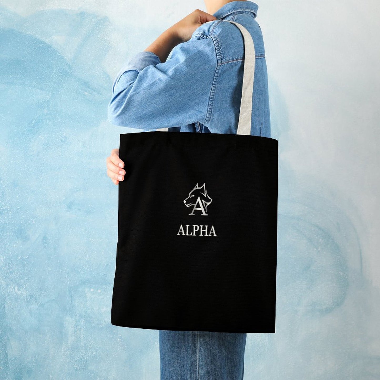 Martin Canvas Tote Handbag with Dual-sided Printing