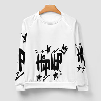 280gsm Men's Crewneck Sweatshirt Raglan A27H (All-Over Printing)