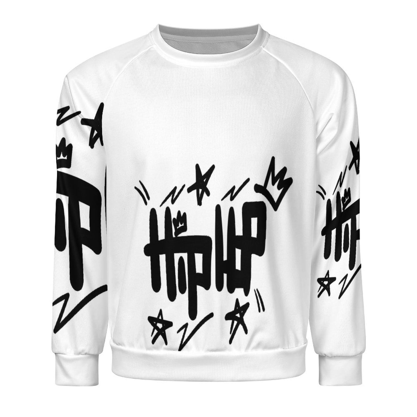 280gsm Men's Crewneck Sweatshirt Raglan A27H (All-Over Printing)